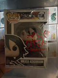 Funko Pop! Mikasa Ackermann Auto with Quote