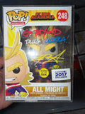 Funko Pop! All Might Glow Exclusive Auto with Quote
